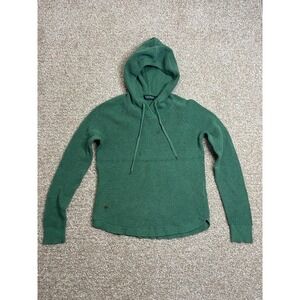 Vintage Lauren Ralph Lauren Green Knit Hooded sweatshirt sweater Small